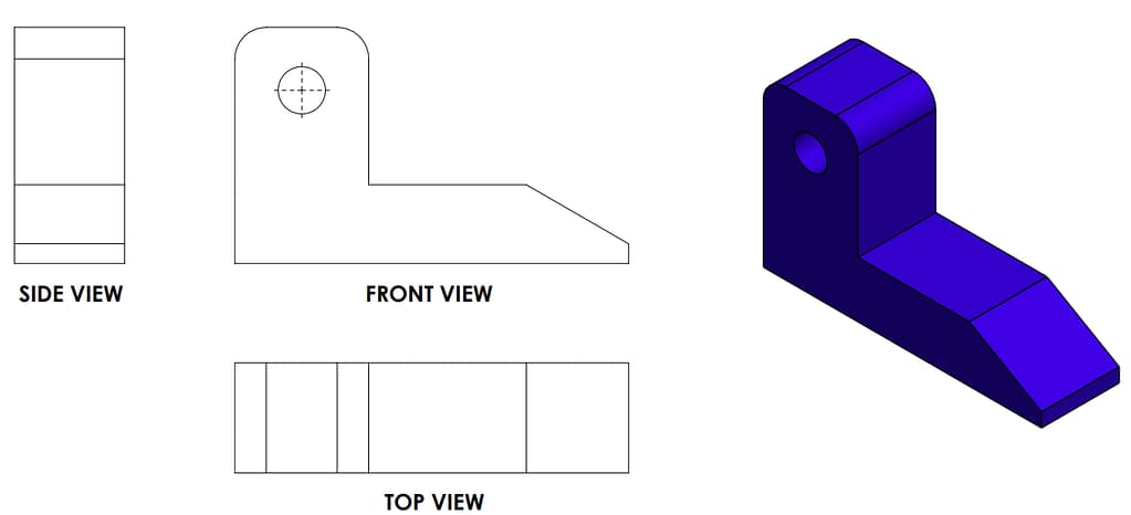 1st Angle Projection 