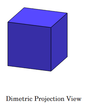 Dimetric Projection View