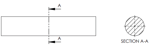 Section View in Engineering Drawing