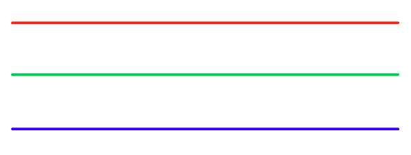 Different Color Lines in Engineering Drawings 